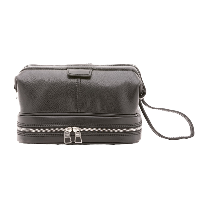 Pochette  unisex In Vera pelle Made in Italy 25x18x16 cm