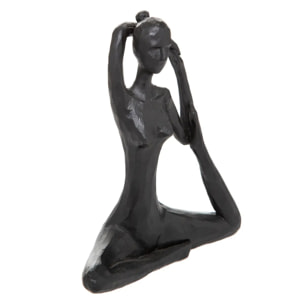 Statuette femme yoga Lina H.22cm résine