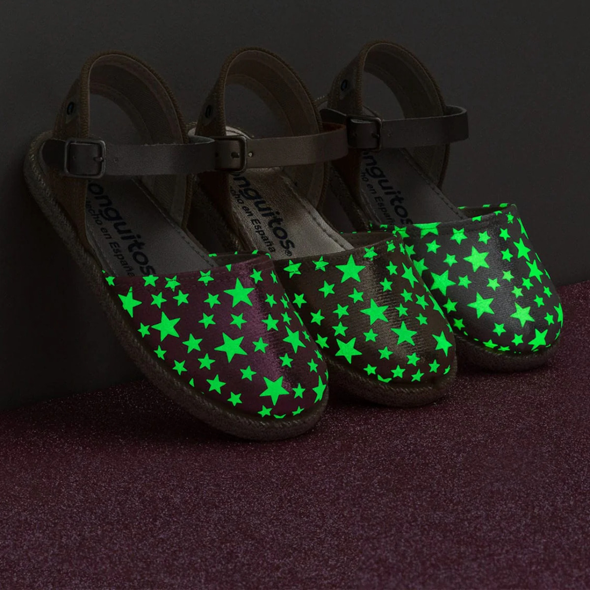 Conguitos - Sandali estivi in juta con zeppa per bambina comodi