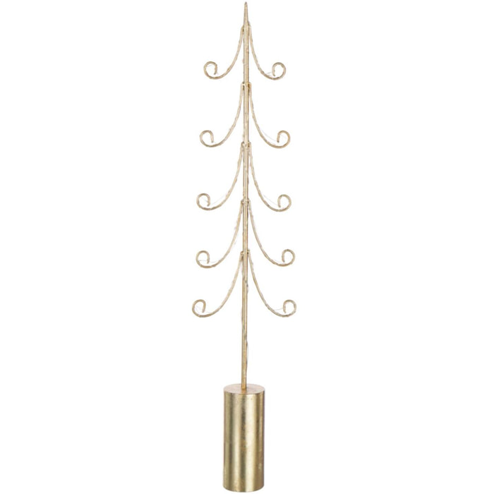 J-Line décoration Arbre Base Cylindre - fer - or - large - 2 pcs - LED