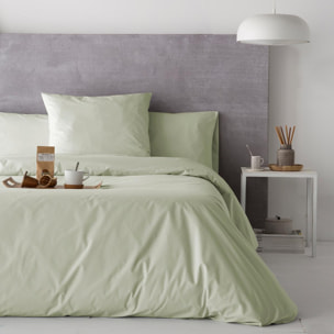 Housse de couette PURE en coton percale - vert - vendue seule