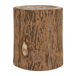 J-Line cache-pot Berk - bois - naturel - large - Ø 28 cm
