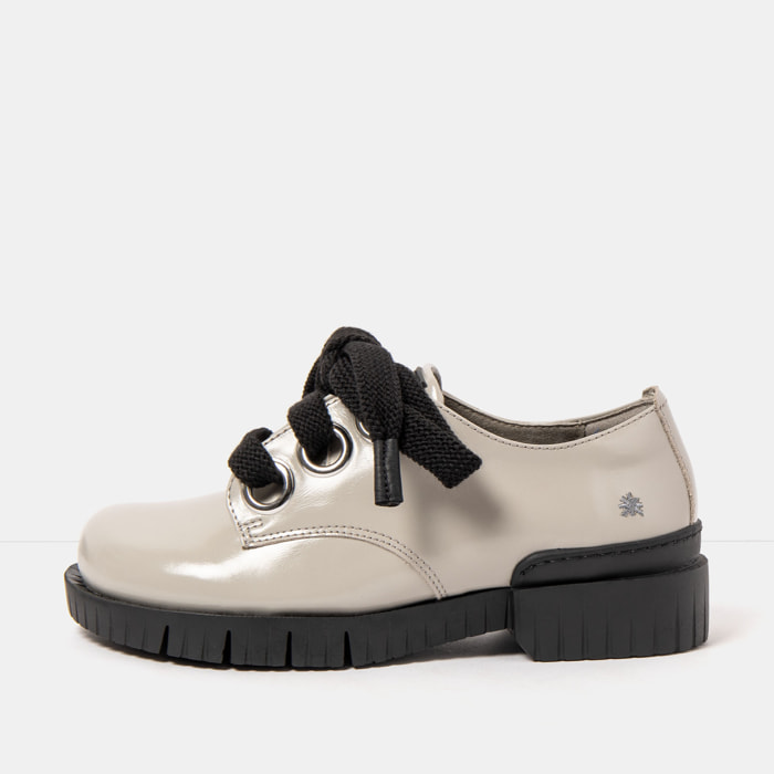Zapatos 1846 NAPPA SHINNY CINDER /OXFORD color Cinder