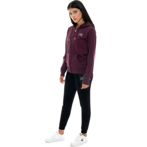 Chándal de invierno Leone 1947 con capucha, cremallera, pantalones con puños