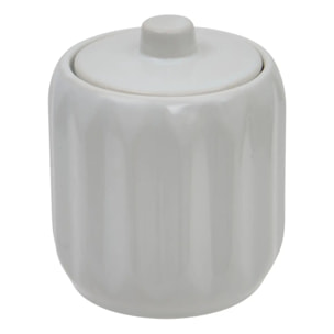 Pot à coton Colorama en céramique D.12,5cm blanc