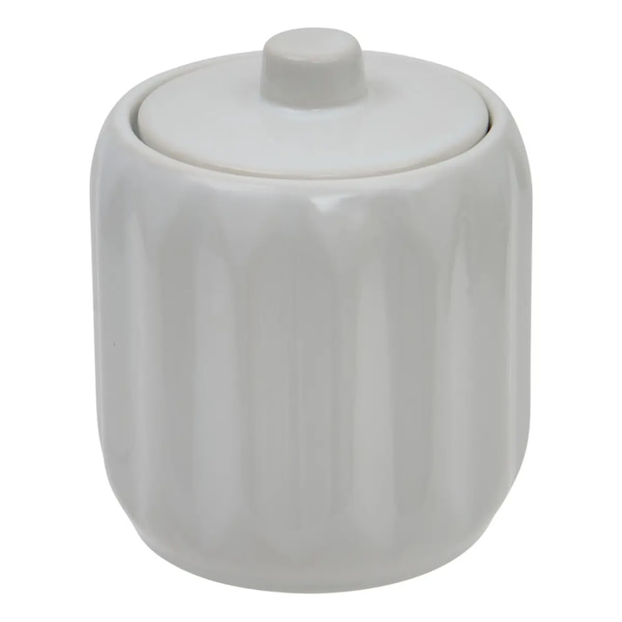 Pot à coton Colorama en céramique D.12,5cm blanc