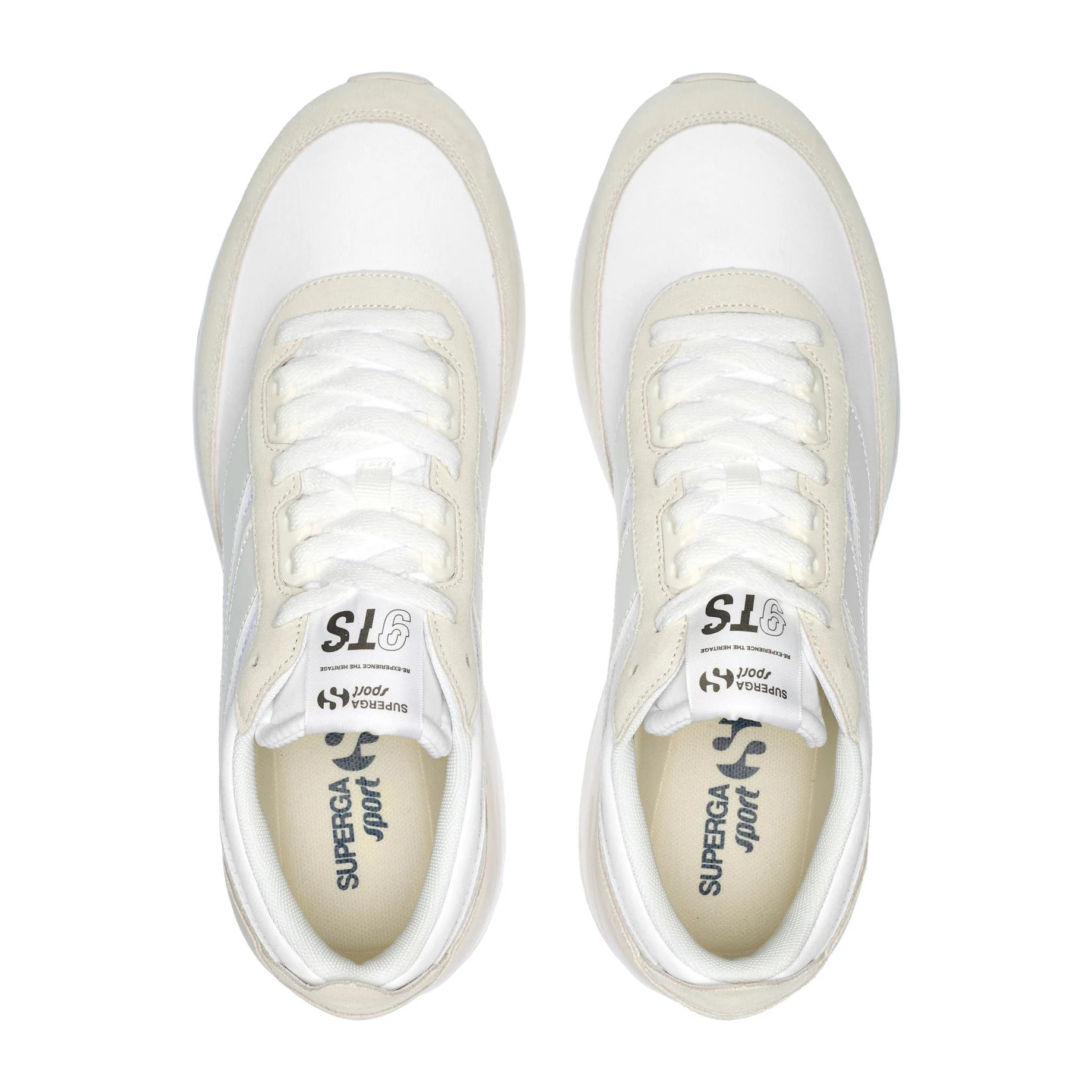 Superga - Zapatillas Unisex Blanco - 4089 TRAINING 9TS SLIM