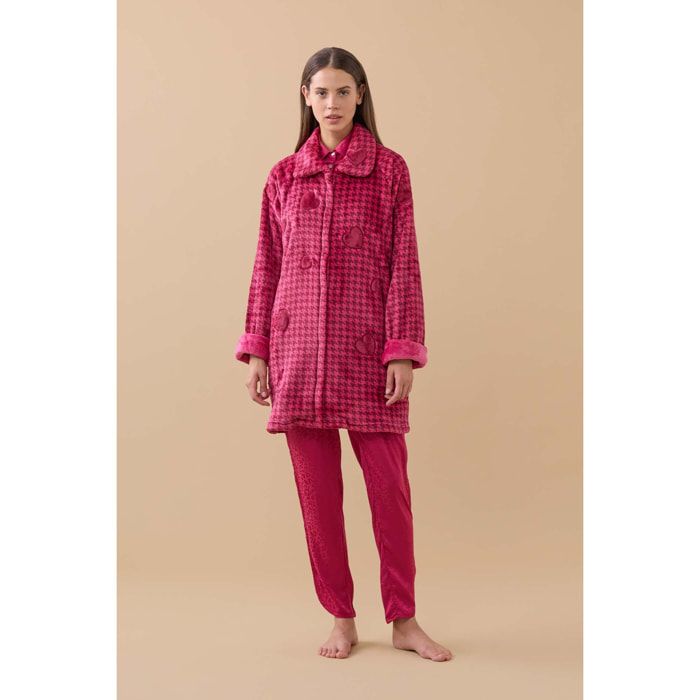 Vestaglia donna coral piedini Noidinotte