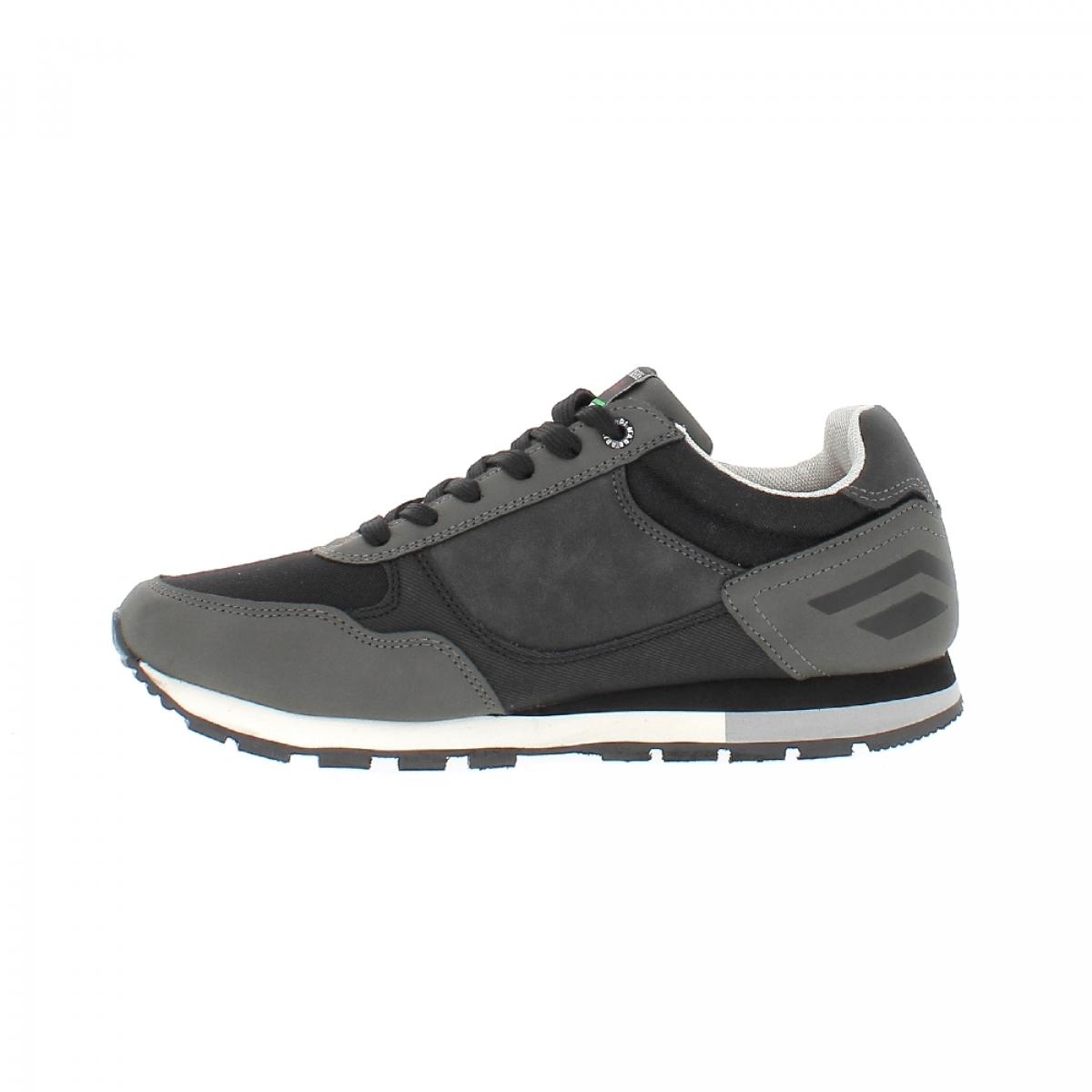 Armata di Mare Scarpe Uomo Sneakers Vintage Running con Soletta Rimovibile in Memory Foam AMU W22N236 Dk Grey Black