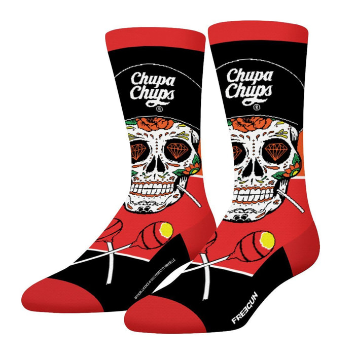 Set de 2 calcetines algodón freegun colección chupa-chups para hombre