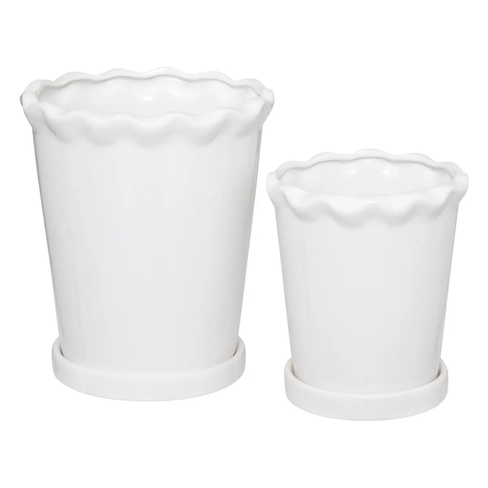 Lot de 2 cache-pots "Wild" H21/16cm