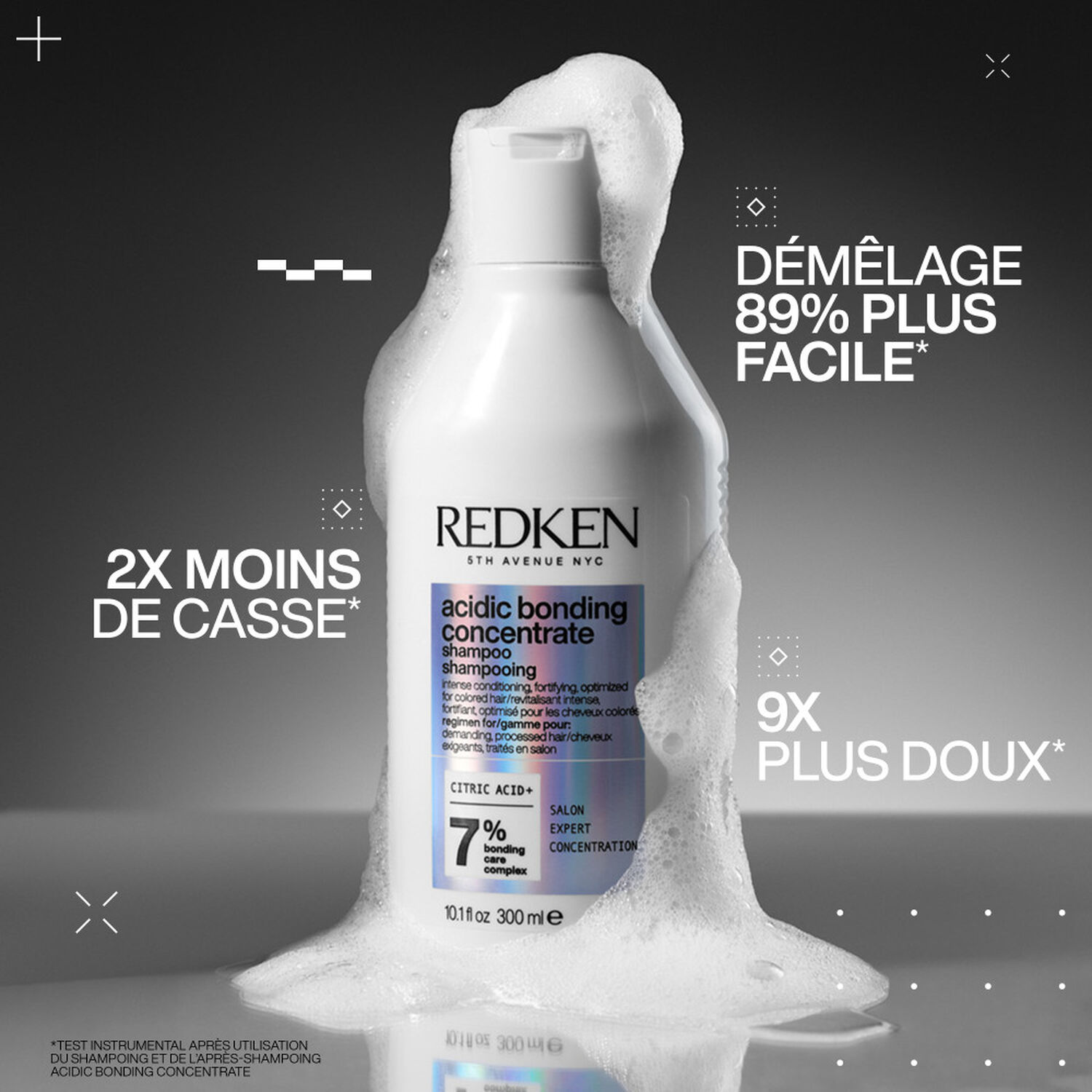 Acidic Bonding Concentrate - Shampoing Réparateur Rechargeable Pour Cheveux Abimés