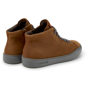 Zapatillas - CAMPER Peu Touring - Marron - Piel nobuk