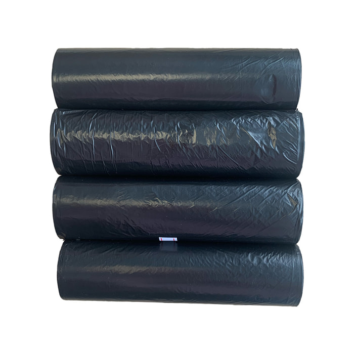 Lot de 4 rouleaux de 30 sacs à litière