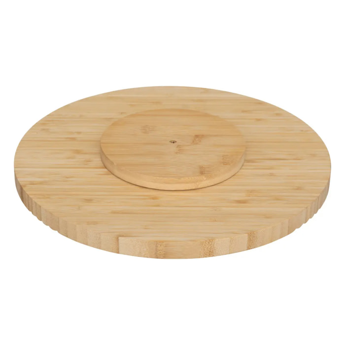 Plateau tournant en bambou D35cm