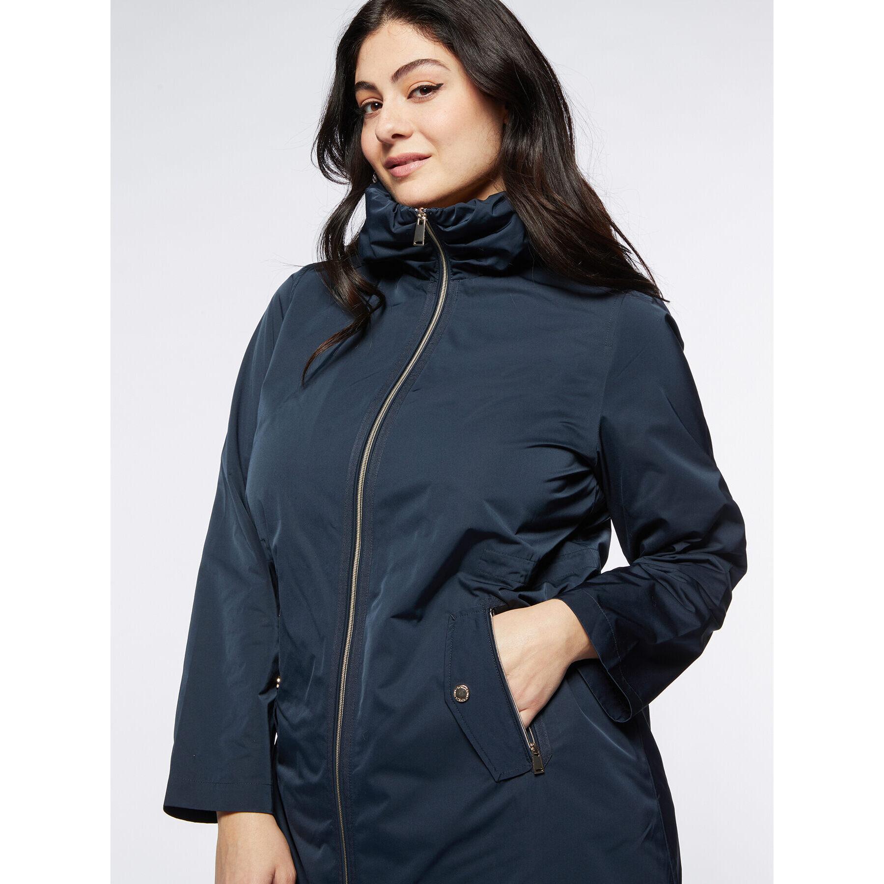 Fiorella Rubino - Parka leggero con zip - Blu