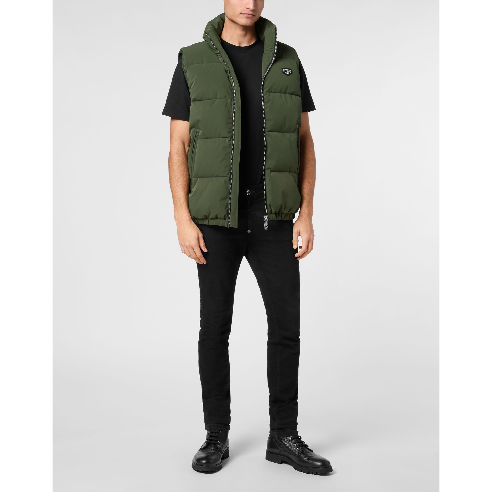 PHILIPP PLEIN Gilet in piuma