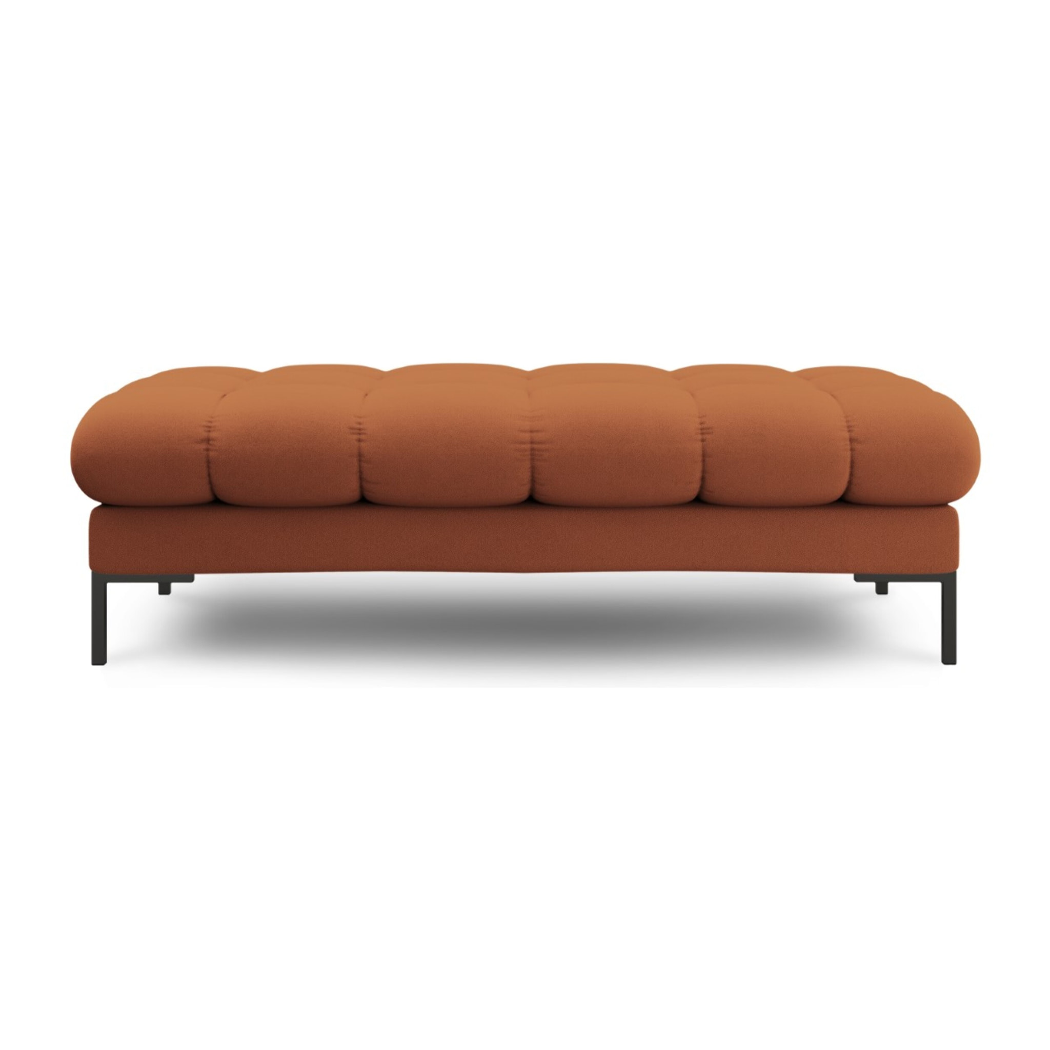 Banc "Bali" 2 places en tissu structurel brique