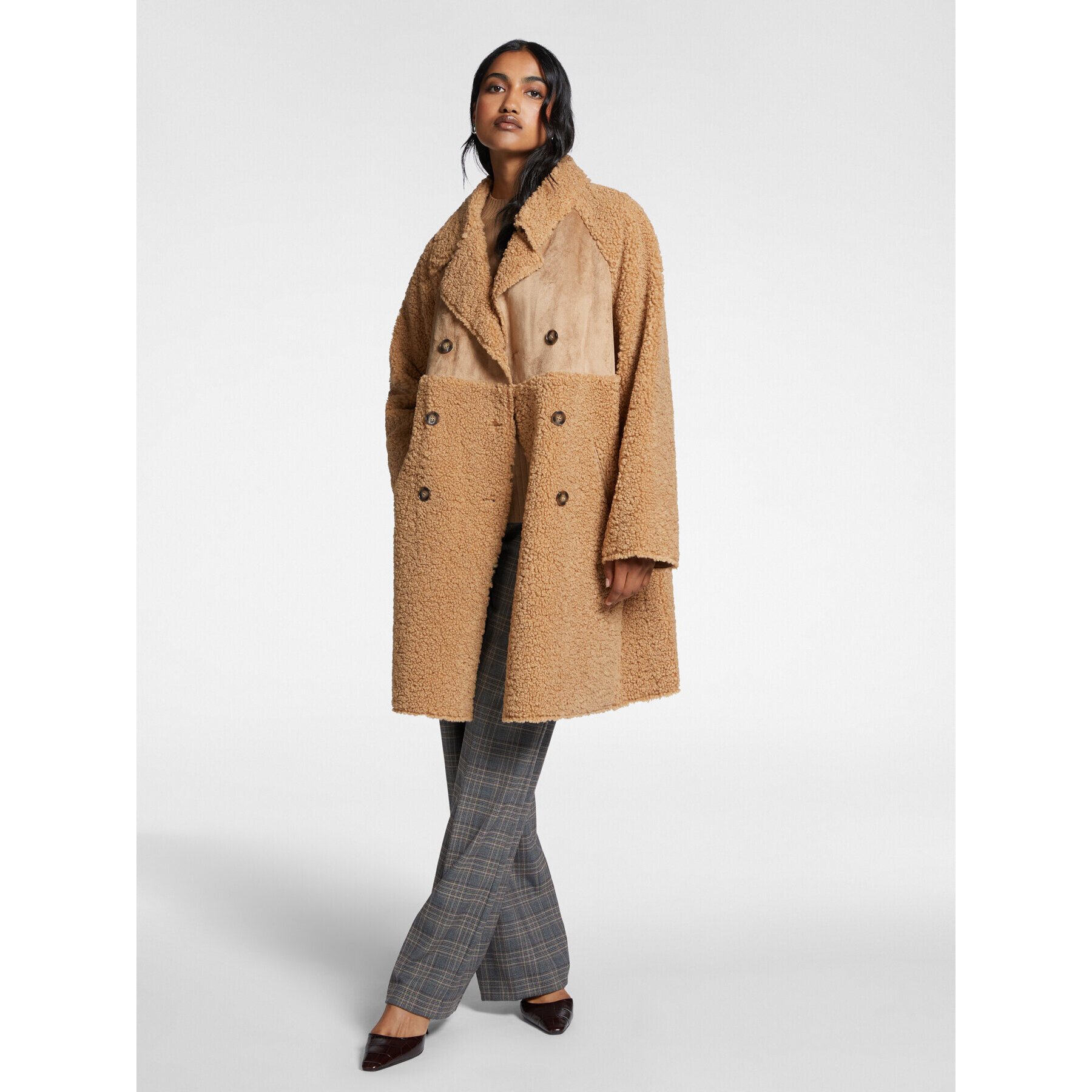 Elena Mirò - Cappotto teddy - Beige