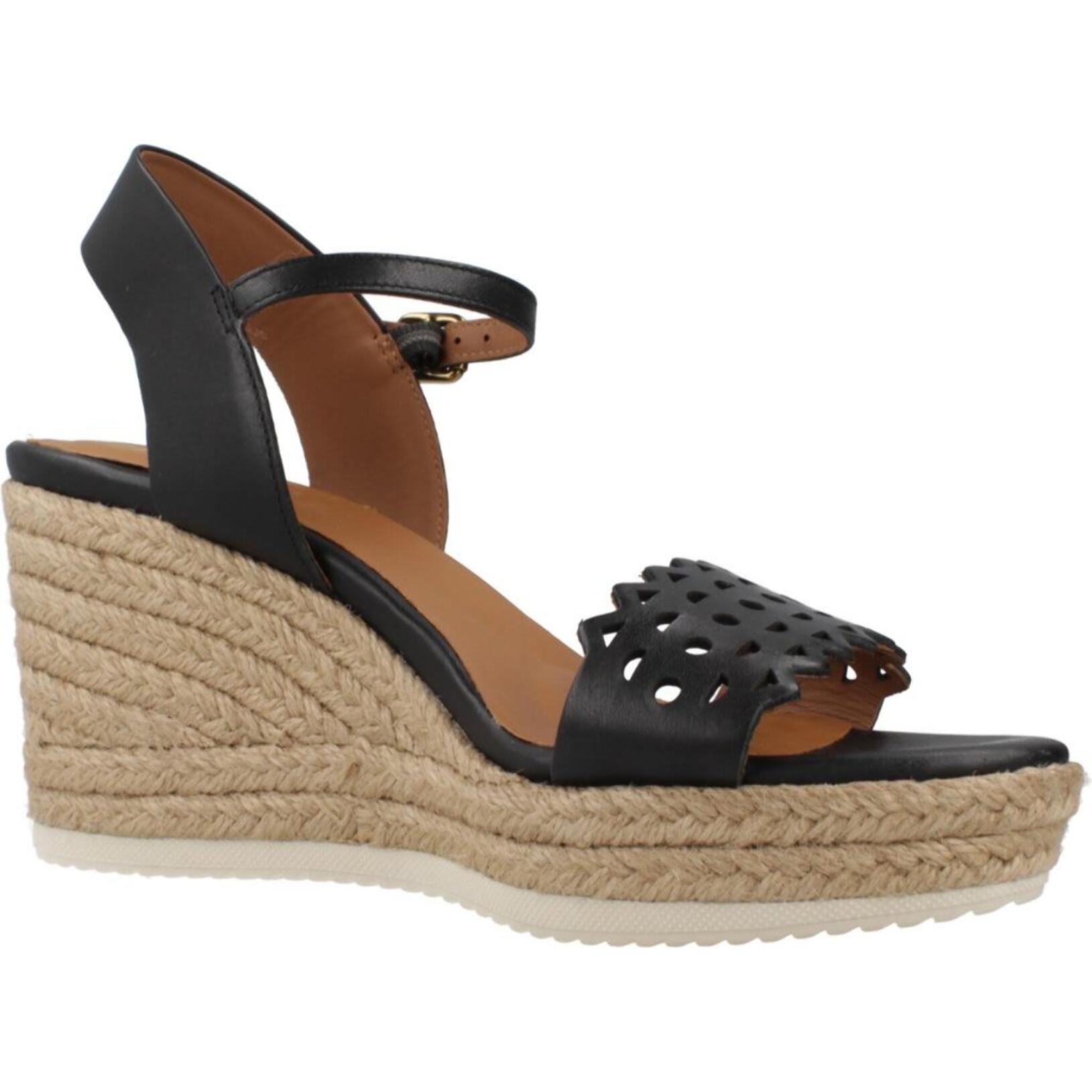 Sandalias Mujer de la marca GEOX  modelo D PONZA NEGRO