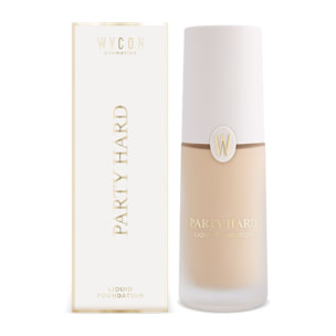 PARTY HARD Fondotinta fluido vegan friendly dal finish luminoso e naturale