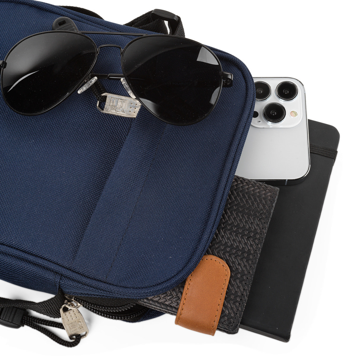 Bandolera Hombre Vegana Itaca Spey Azul Marino