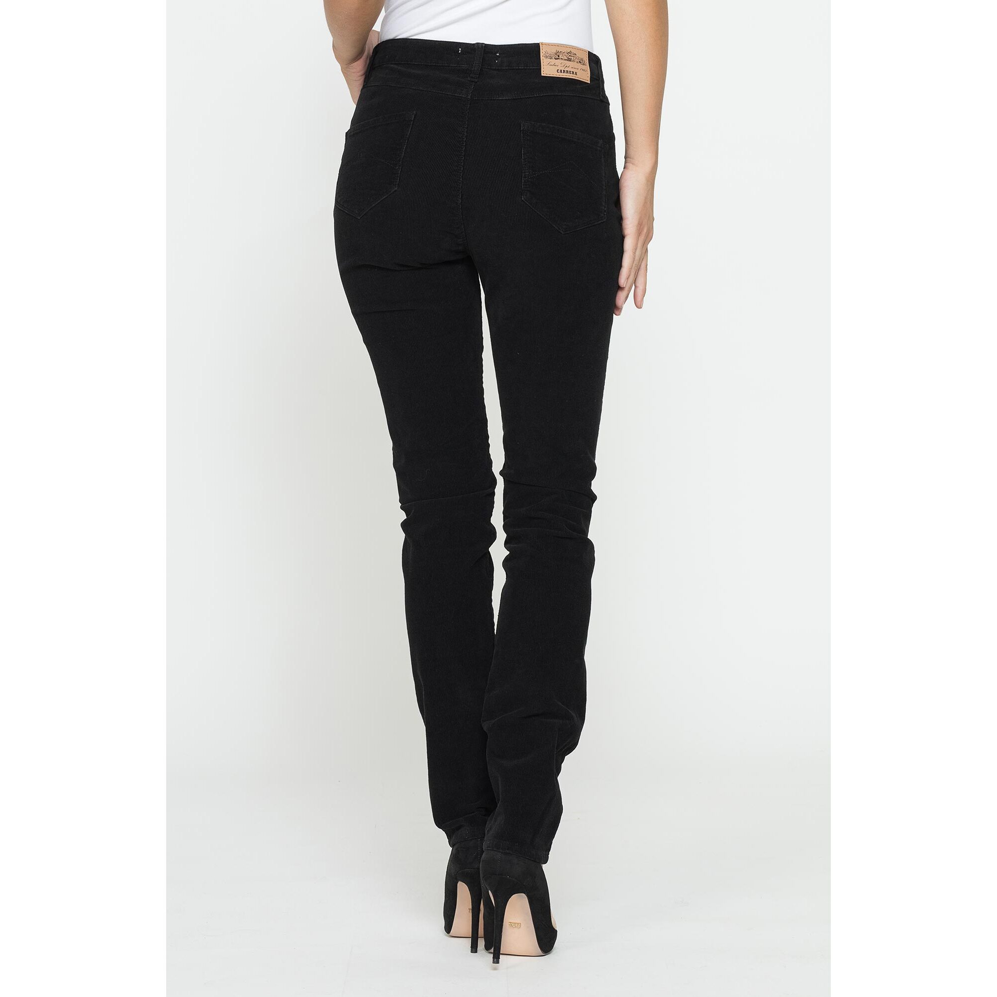 PANTALONE CINQUE TASCHE COMFORT FIT IN VELLUTO STRETCH 1000 RIGHE