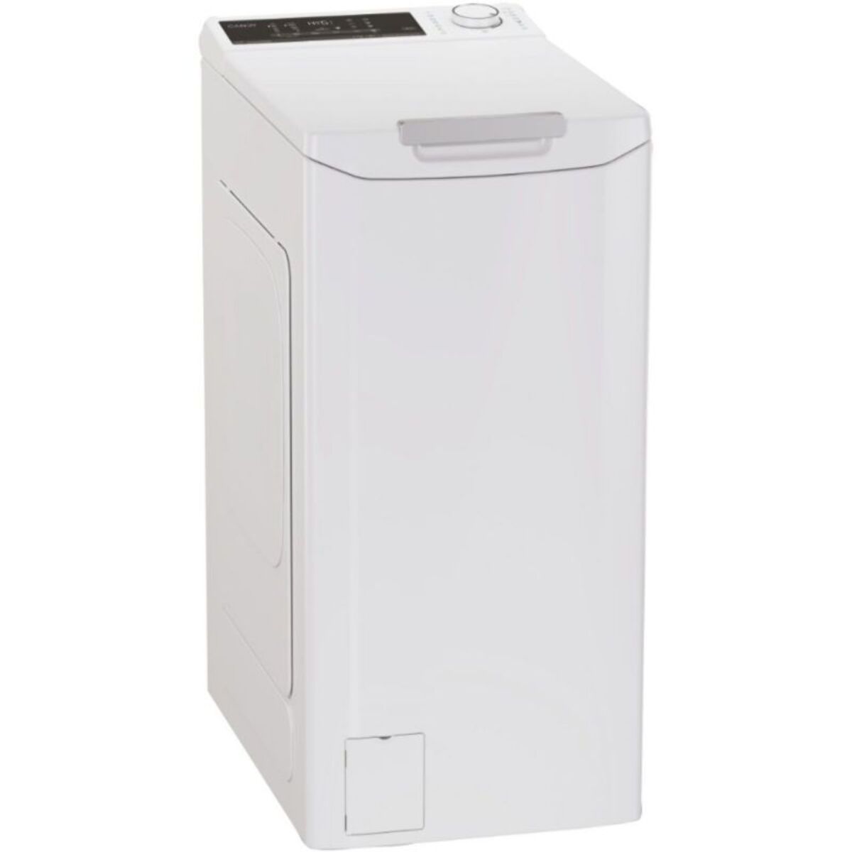 Lave linge top CANDY TCA474TM5-S - 7 kg - 1400 tr/min - Classe A - Moteur induction - Connecté