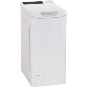 Lave linge top CANDY TCA474TM5-S - 7 kg - 1400 tr/min - Classe A - Moteur induction - Connecté