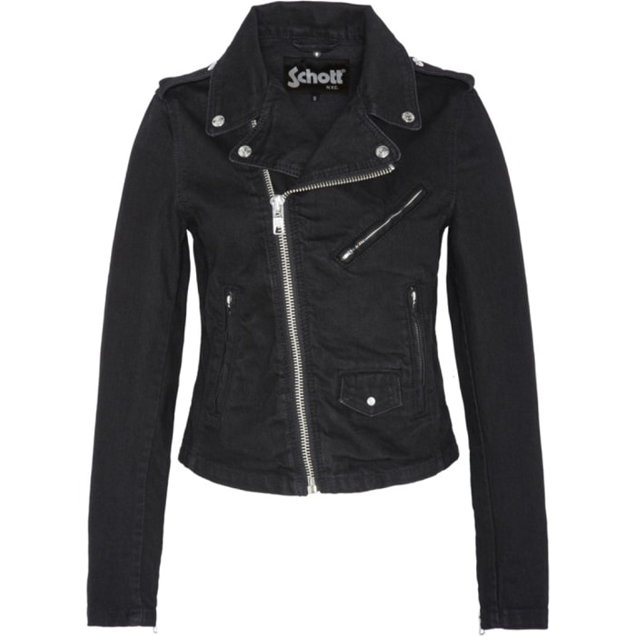 JKTWJANISX DENIM PERFECTO JACKET 98% COTTON
2% ELASTANE Nero