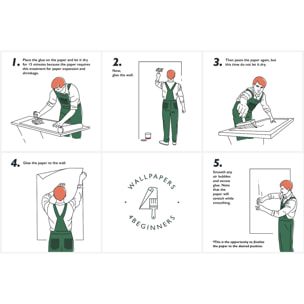 Carta da Parati Illustrazioni Floreali