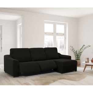 Funda para Chaise Longue derecho (visto de frente ) brazo corto SÚPER ELÁSTICA con RELAX modelo HELENA