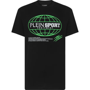 PLEIN SPORT T-Shirt Round Neck Ss GLOBAL EXPRESS EDITION