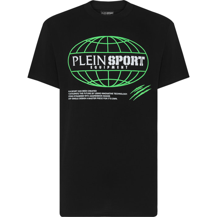 PLEIN SPORT T-Shirt Round Neck Ss GLOBAL EXPRESS EDITION