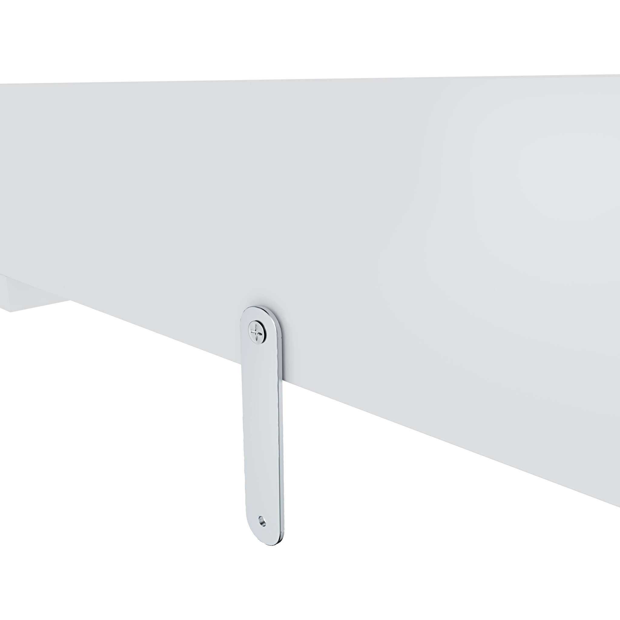 Fasciatoio Universale Per Cassettiera Piano Con Divisorio Rimovibile Angoli Arrotondati Pratico Salvaspazio Fissaggio Sicuro 80x74.5x8.5 Cm Bianco