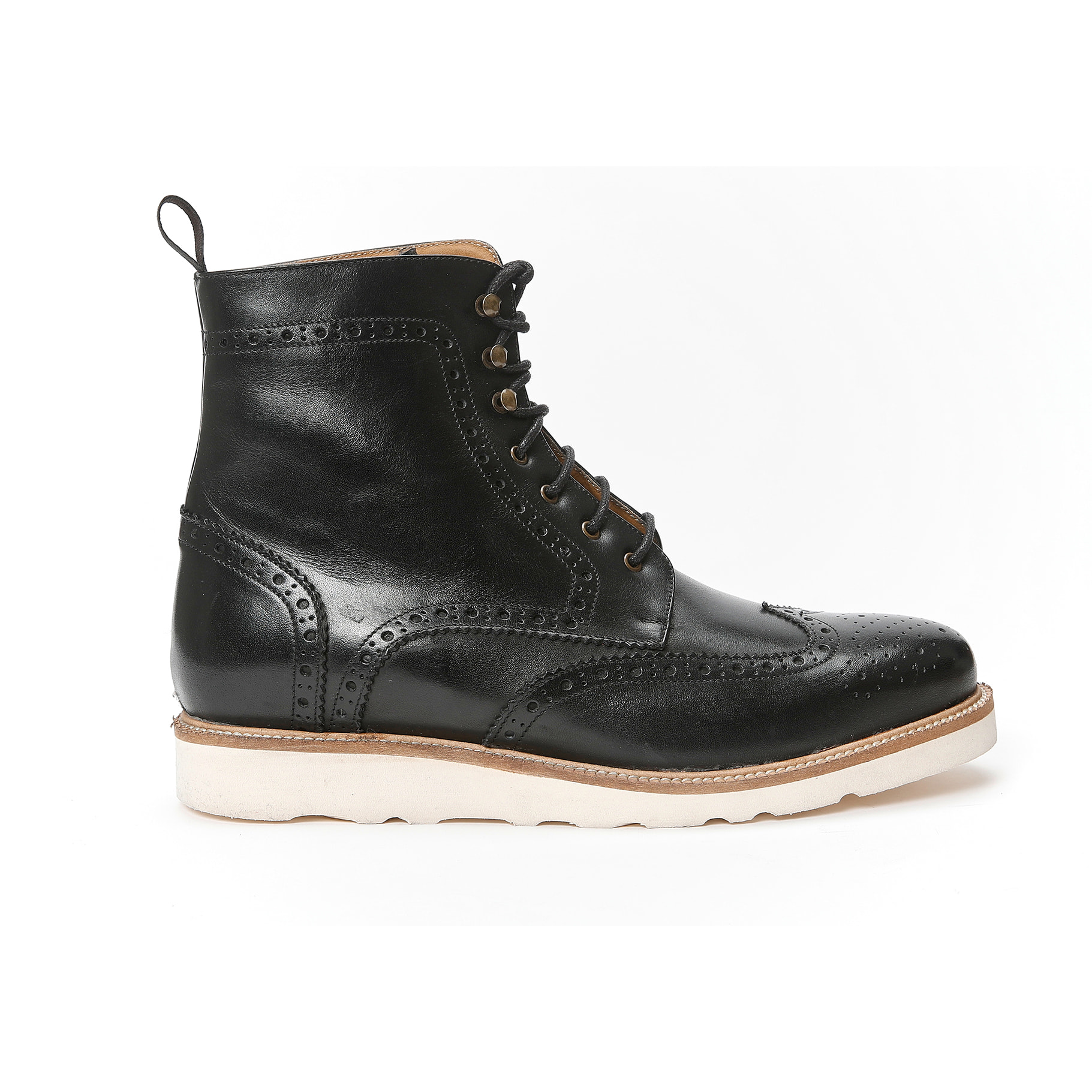 Derby boot British Passport nero