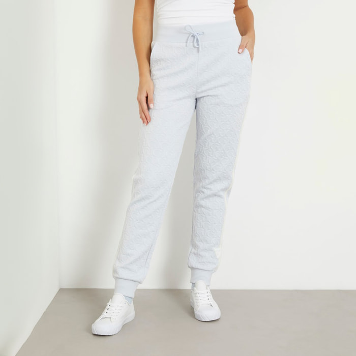 Pantalon jogging Cheri - coupe classique - logo - bleu ciel