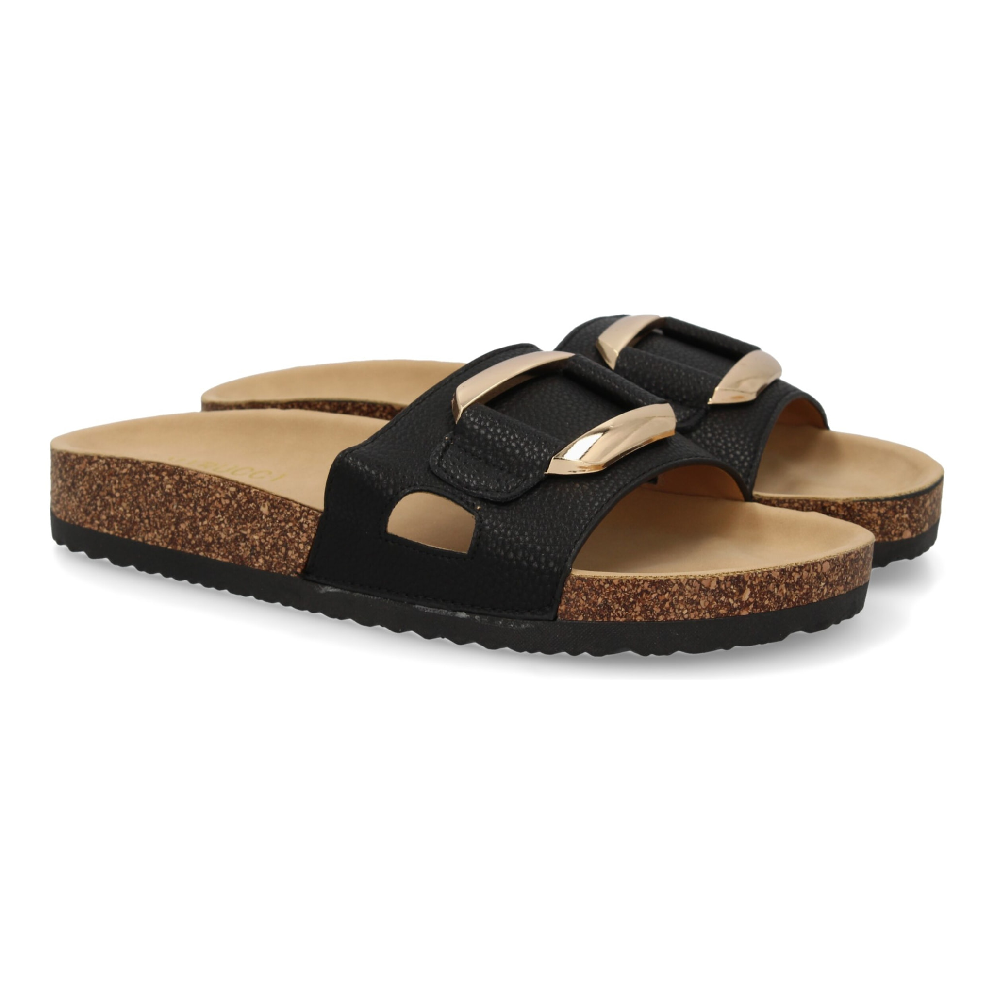 Sandalia plana de mujer, comoda y elegante, diseño moderno con material bio