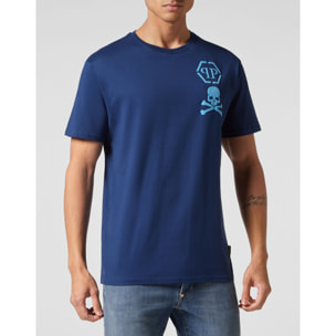 PHILIPP PLEIN Camiseta cuello pico SKULL