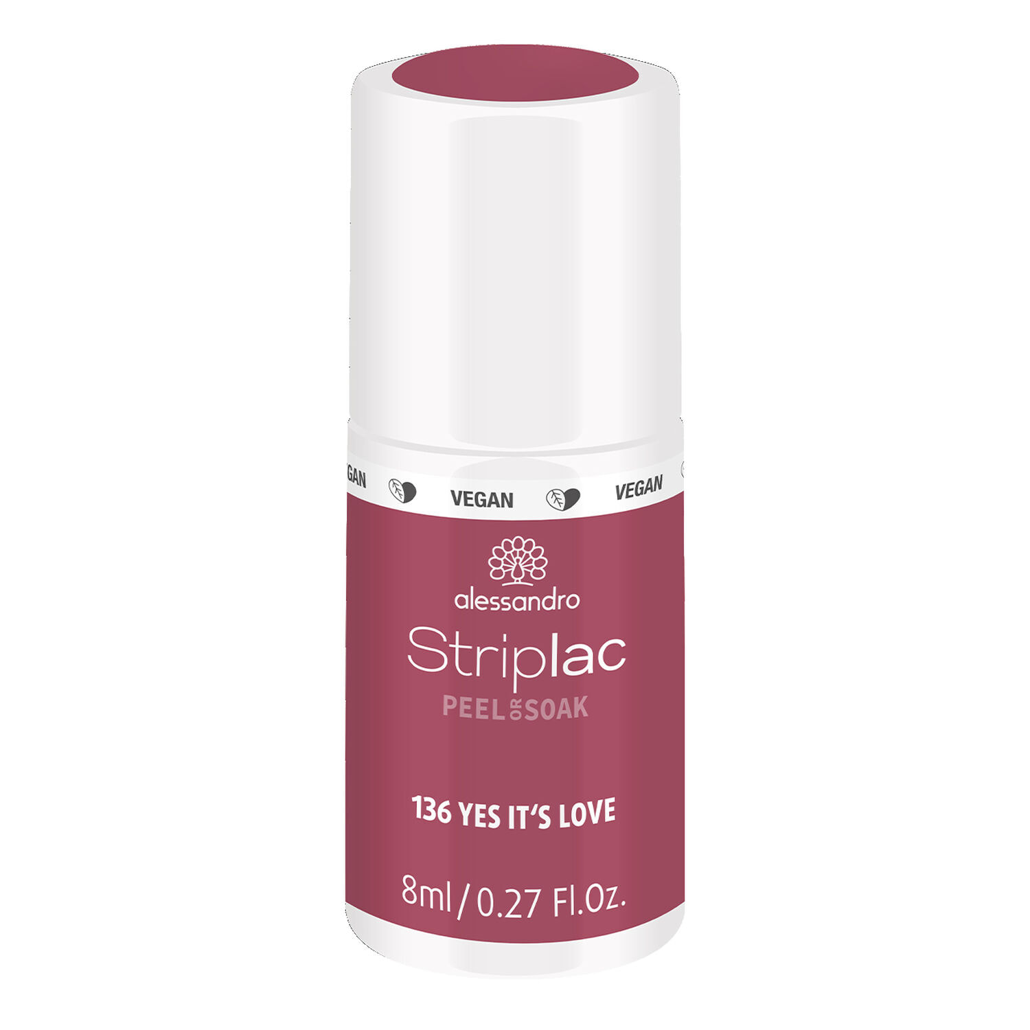 Striplac Peel or Soak - Vernis Semi-permanent - 136 Yes It's Love 8 ml