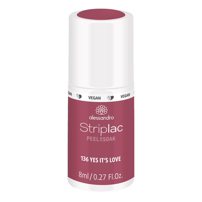 Striplac Peel or Soak - Vernis Semi-permanent - 136 Yes It's Love 8 ml