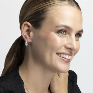 Pendientes Lux by Lux acabados en Rodio