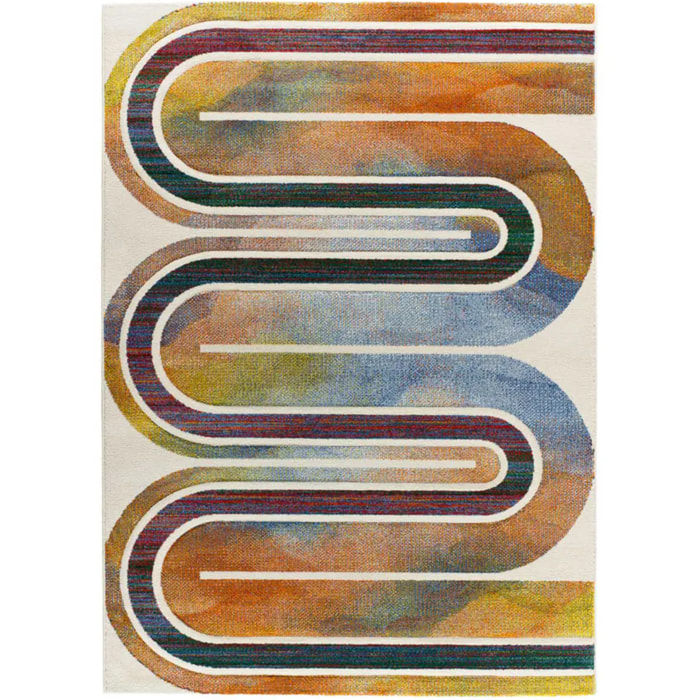 SYBIL Alfombra geométrica en multicolor, varias medidas disponibles