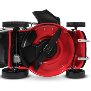 Cortacésped autopropulsado acero 150cc 4cv  arranque eléctrico, 7 posiciones, manillar acolchado GLM770XE GREENCUT