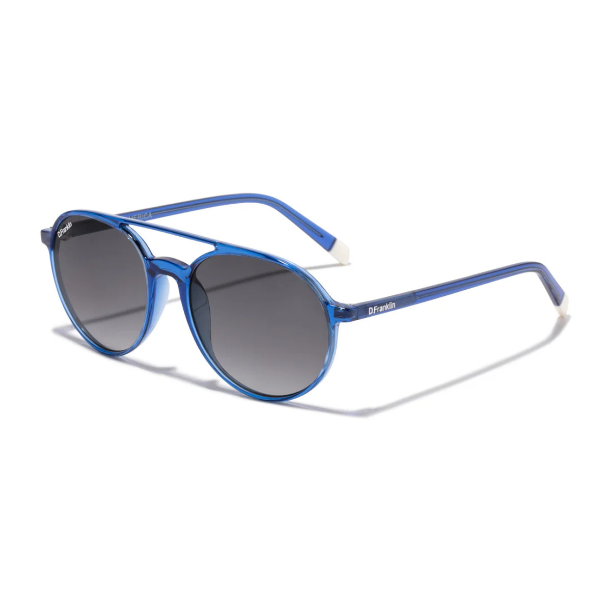 Gafas de Sol America Round Crystal Blue / Grad Blue D.Franklin