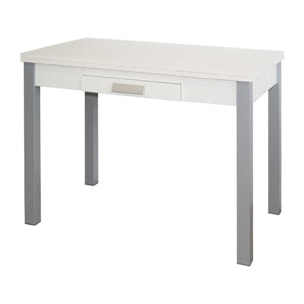 Mesa extensible con cajón