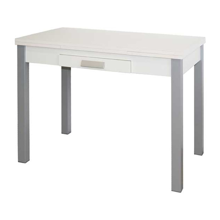 Mesa extensible con cajón