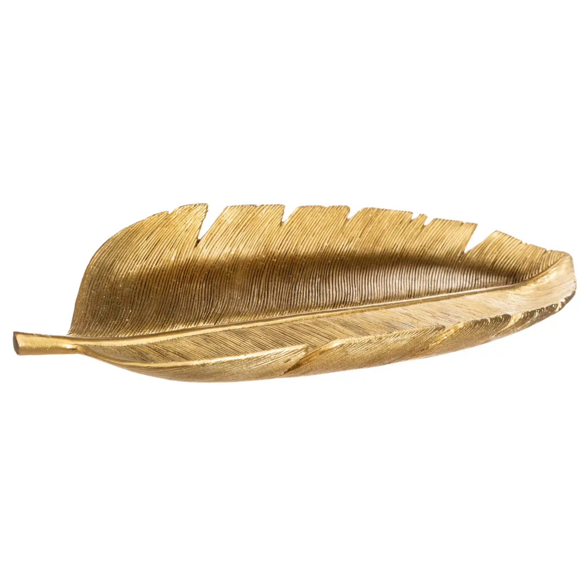 Vide Poche Feuille Or