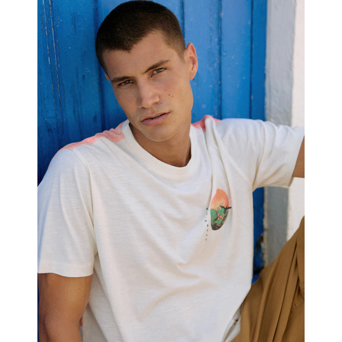 Camiseta Manga Corta Naranja - Seagulsun