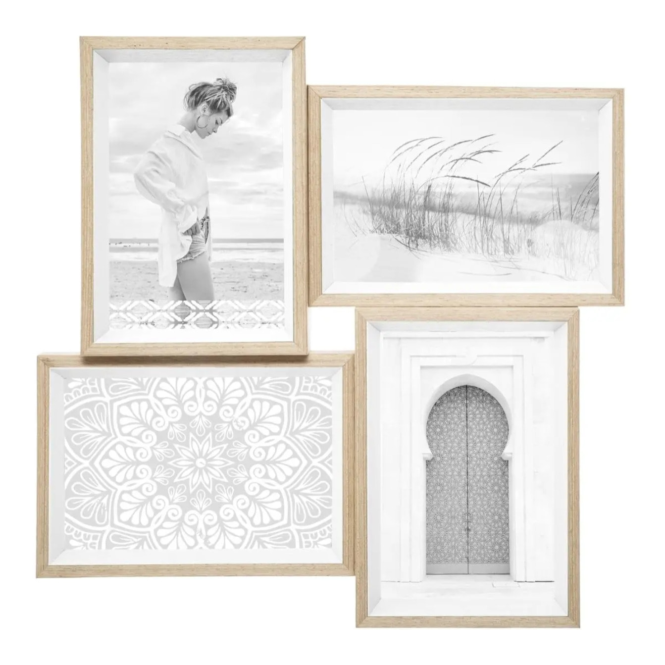 Pêle-mêle "Moly" bois 4 photos